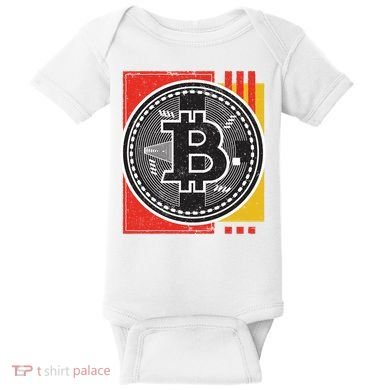 Bitcoin Abstract Baby Bodysuit