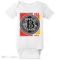 Bitcoin Abstract Baby Bodysuit thumb 0