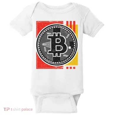 Bitcoin Abstract Baby Bodysuit