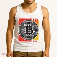 Bitcoin Abstract Tank Top thumb 3