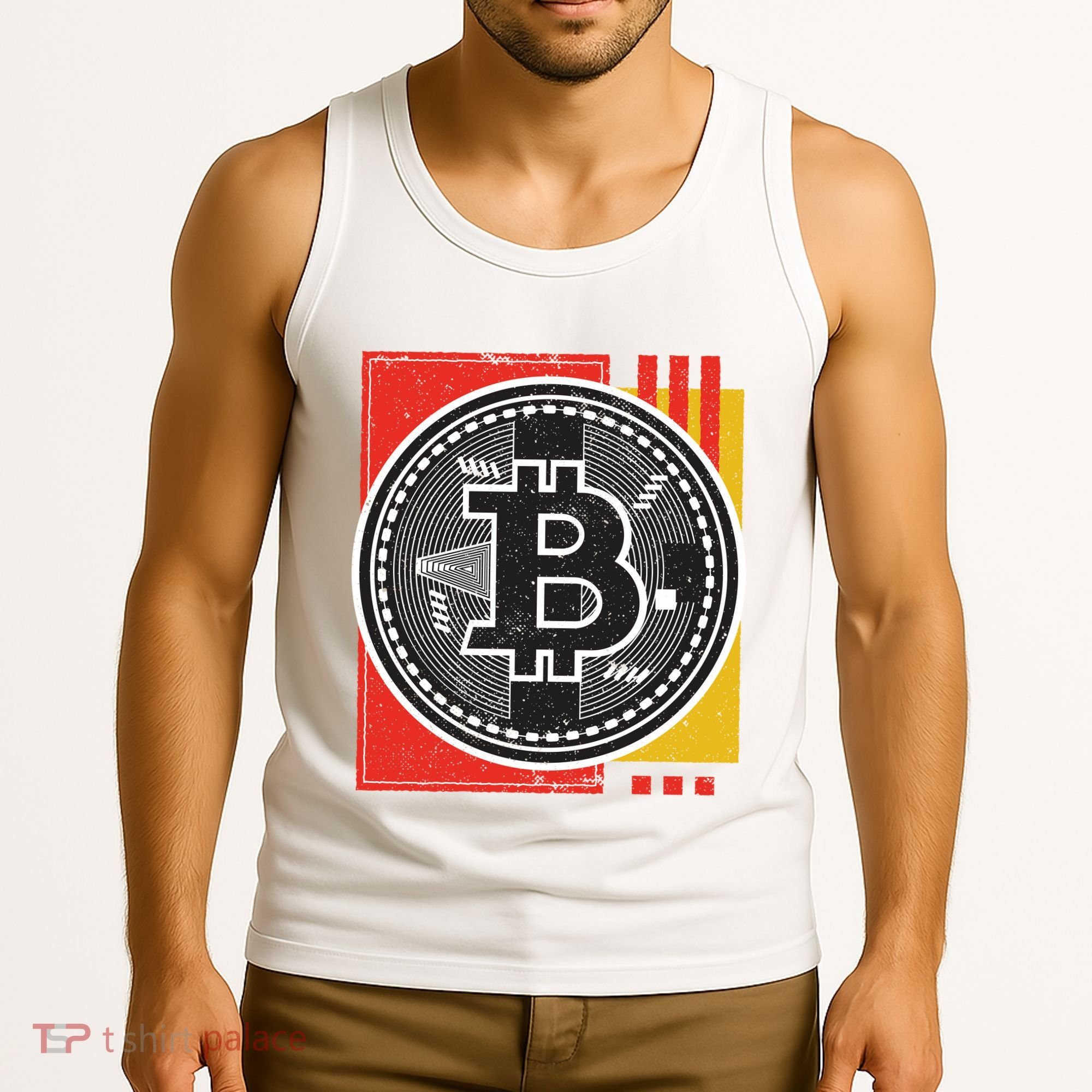 Bitcoin Abstract Tank Top