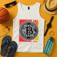 Bitcoin Abstract Tank Top thumb 4