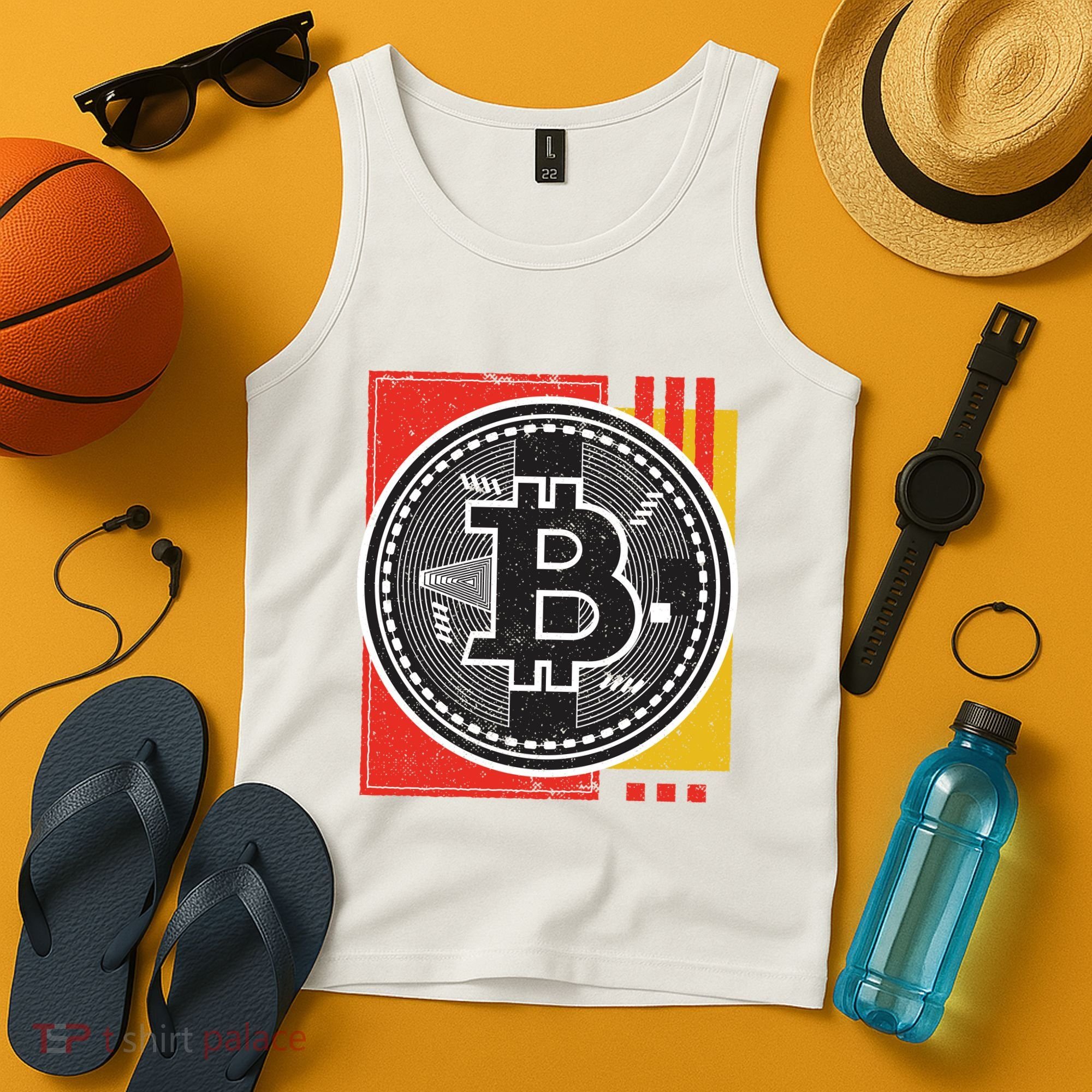 Bitcoin Abstract Tank Top