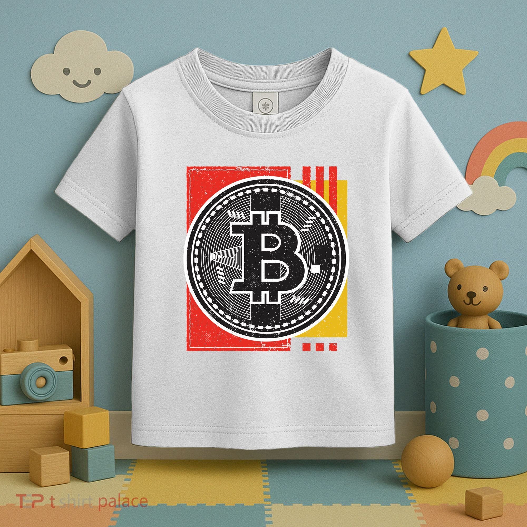 Bitcoin Abstract Toddler T-Shirt