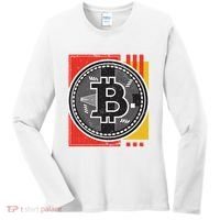 Bitcoin Abstract Women's Long Sleeve Shirt thumb 0