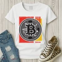 Bitcoin Abstract Women's T-Shirt thumb 3
