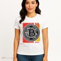 Bitcoin Abstract Women's T-Shirt thumb 4