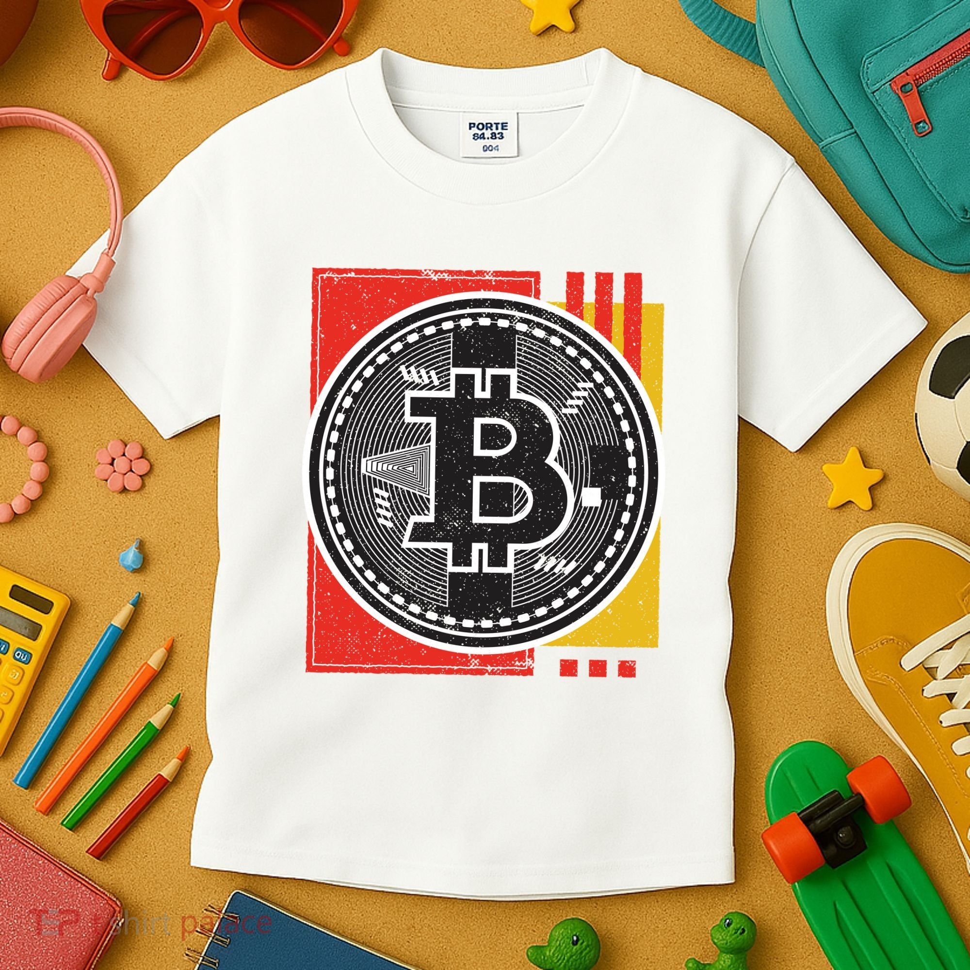 Bitcoin Abstract Kids T-Shirt