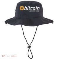 Bitcoin Accepted Here Cryptocurrency Logo Bucket Hat thumb 0