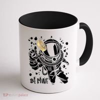 Bitcoin Astronaut Be Mine Coffee Mug thumb 1