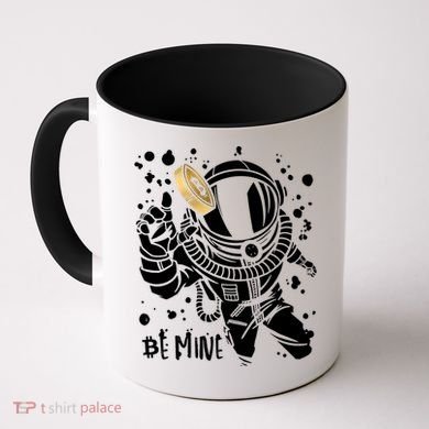 Bitcoin Astronaut Be Mine Coffee Mug