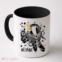 Bitcoin Astronaut Be Mine Coffee Mug thumb 0