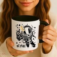 Bitcoin Astronaut Be Mine Coffee Mug thumb 3