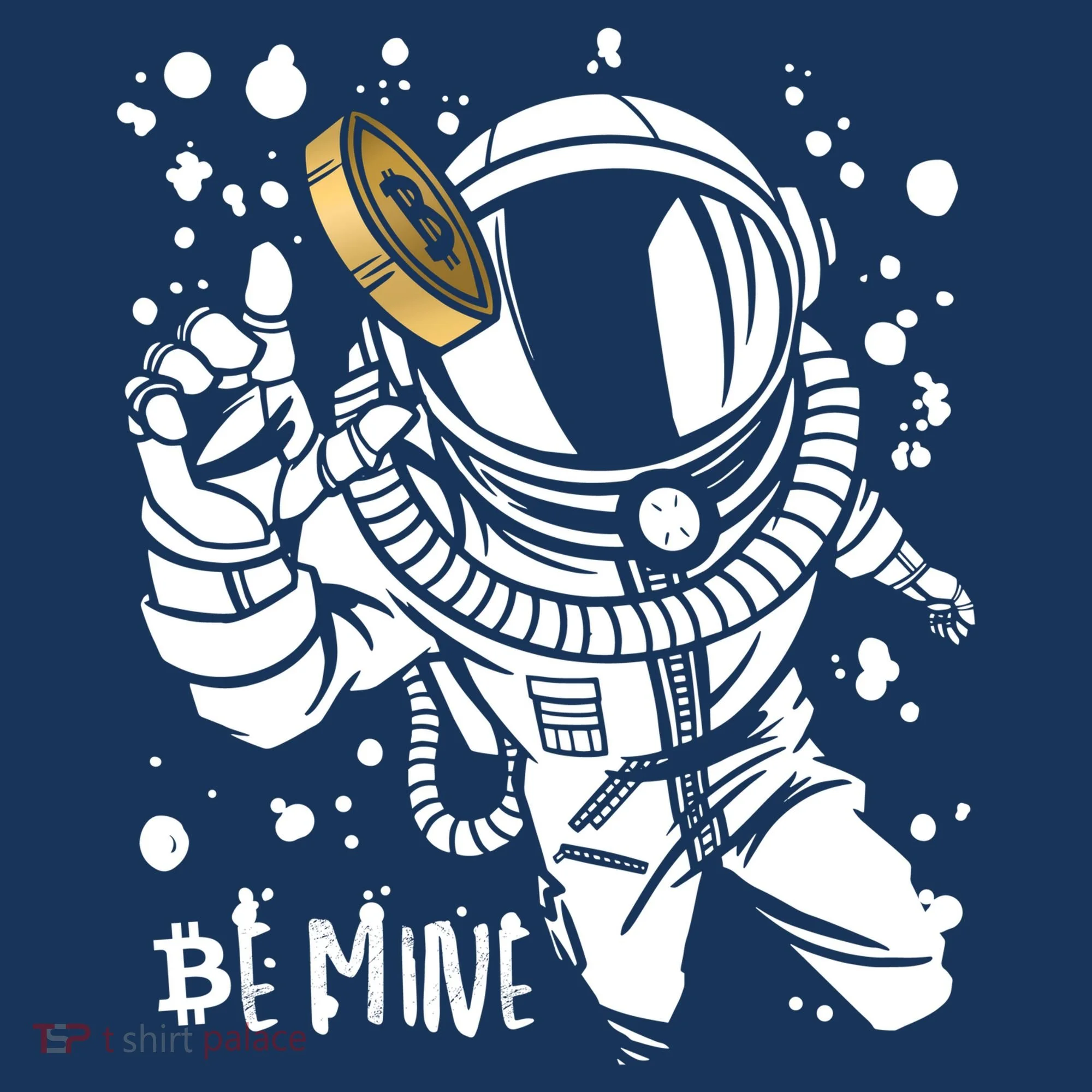 Bitcoin Astronaut Be Mine Doggie Tank
