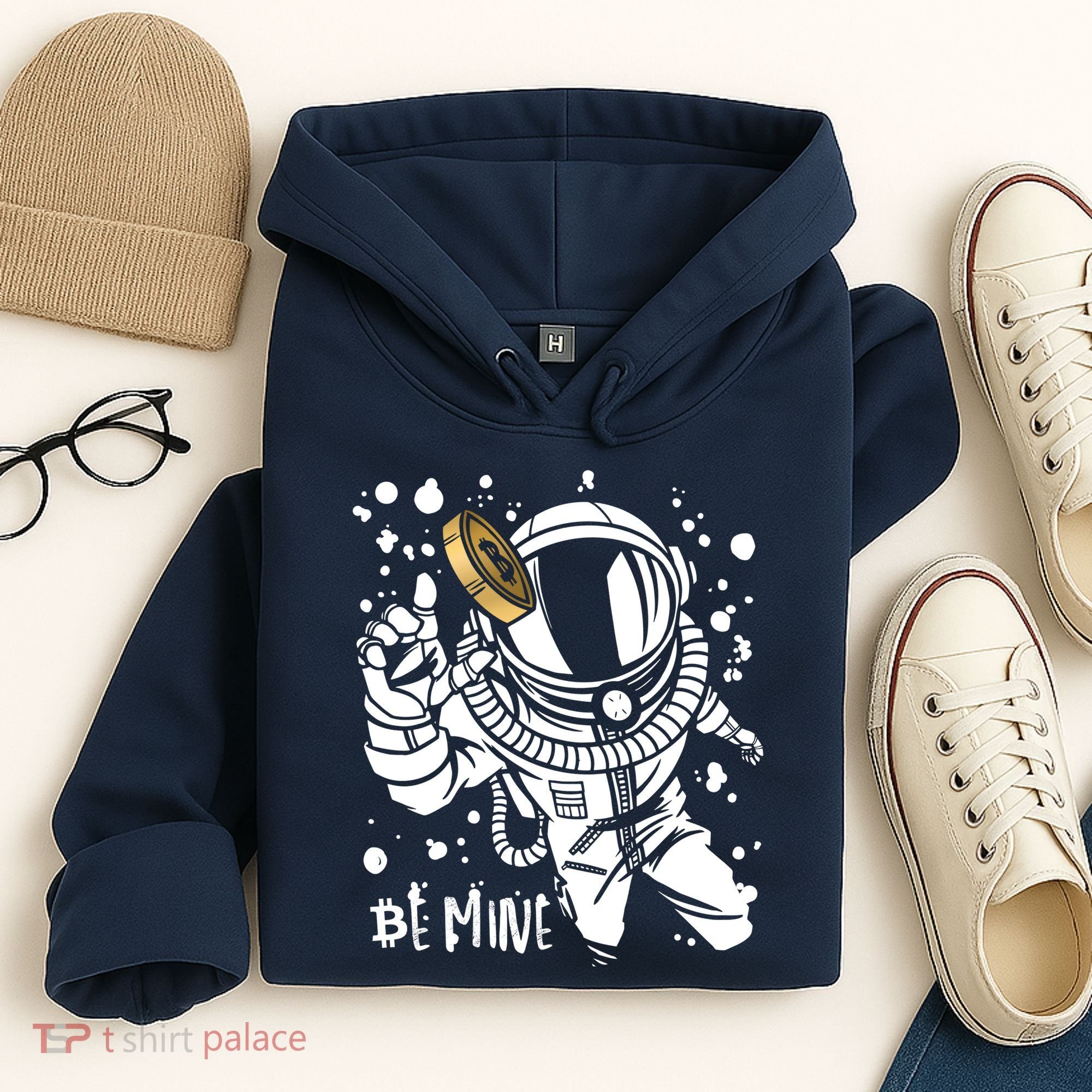 Bitcoin Astronaut Be Mine Hoodie