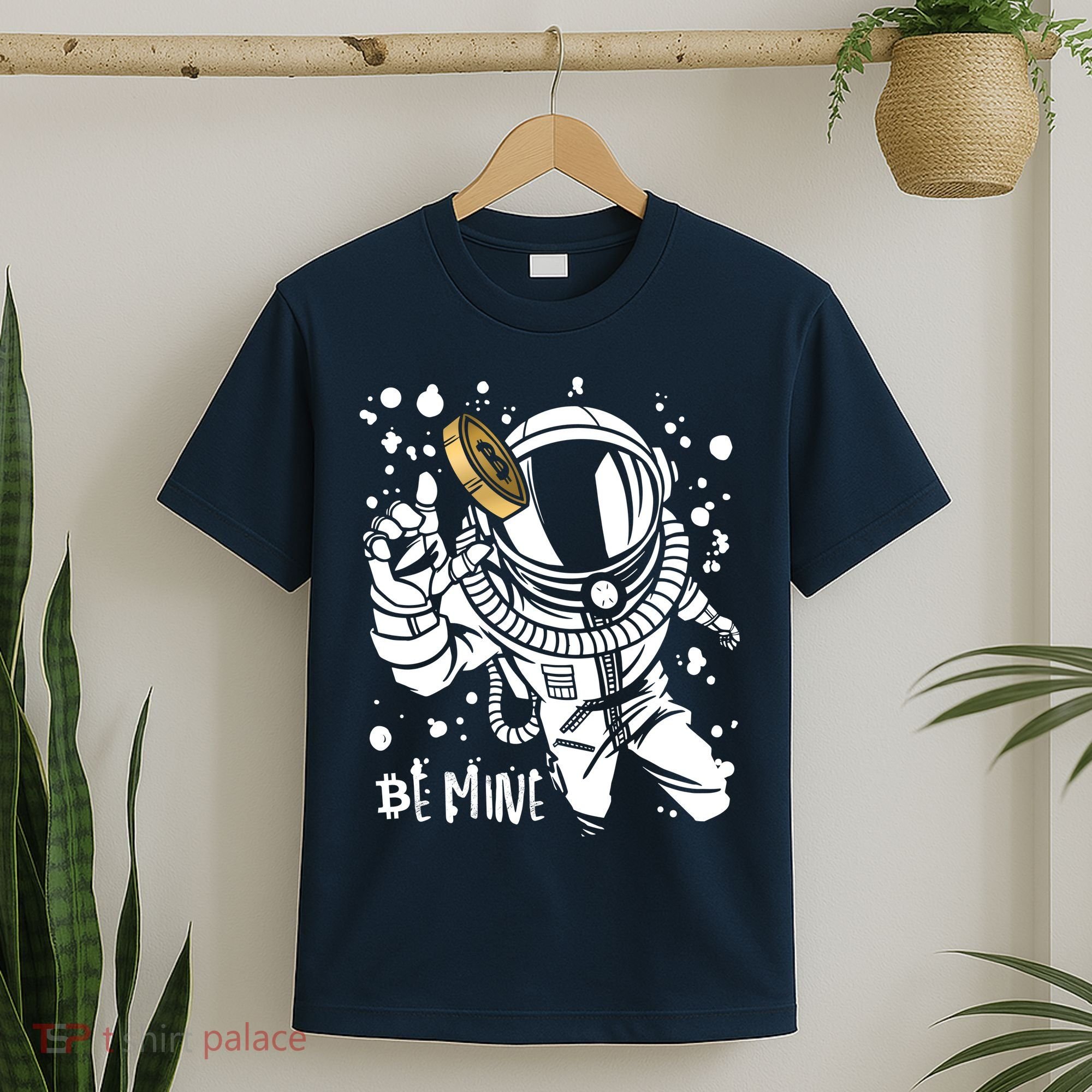 Bitcoin Astronaut Be Mine T-Shirt