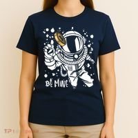 Bitcoin Astronaut Be Mine T-Shirt thumb 4