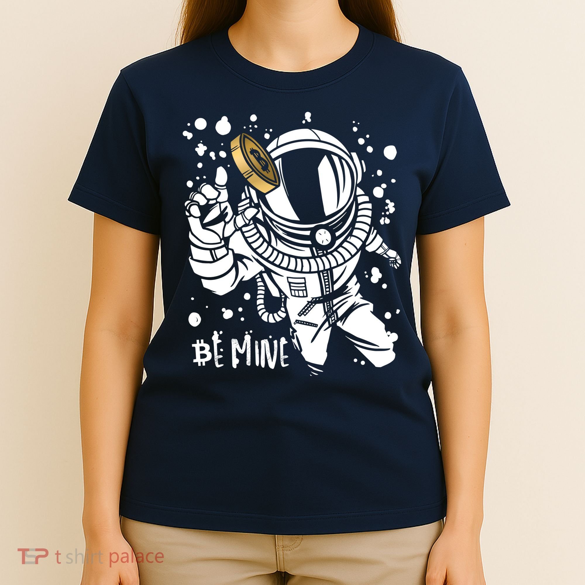 Bitcoin Astronaut Be Mine T-Shirt
