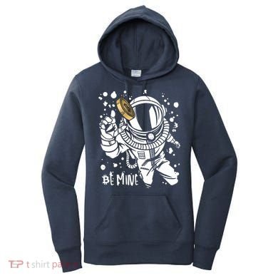 Bitcoin Astronaut Be Mine Women's Hoodie