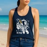 Bitcoin Astronaut Be Mine Women's Tank Top thumb 2