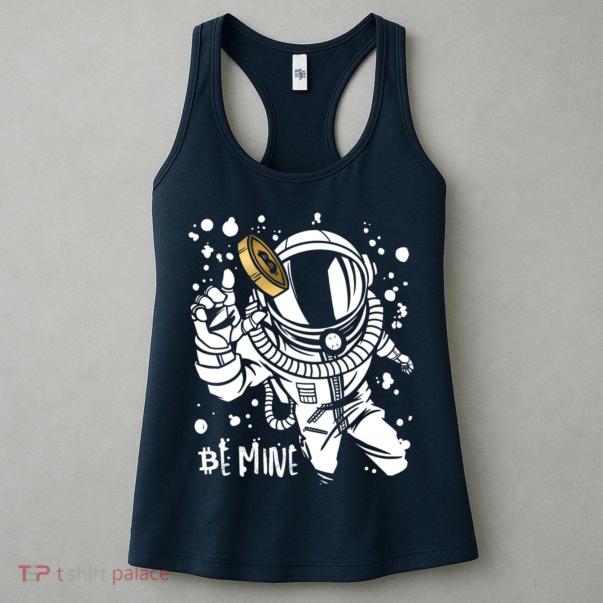 Bitcoin Astronaut Be Mine Women's Tank Top