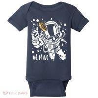 Bitcoin Astronaut Be Mine Baby Bodysuit thumb 0