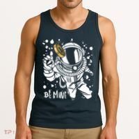 Bitcoin Astronaut Be Mine Tank Top thumb 3