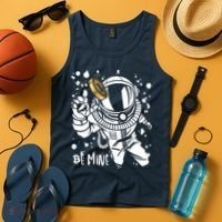 Bitcoin Astronaut Be Mine Tank Top thumb 4