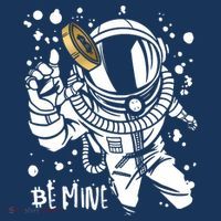 Bitcoin Astronaut Be Mine Tank Top thumb 6