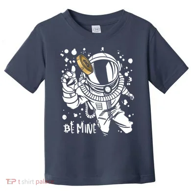 Bitcoin Astronaut Be Mine Toddler T-Shirt