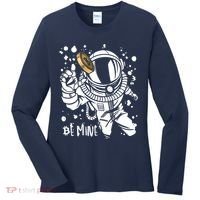 Bitcoin Astronaut Be Mine Women's Long Sleeve Shirt thumb 0