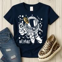 Bitcoin Astronaut Be Mine Women's T-Shirt thumb 3