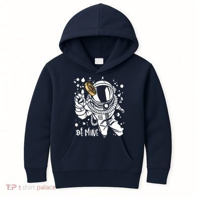 Bitcoin Astronaut Be Mine Kids Hoodie