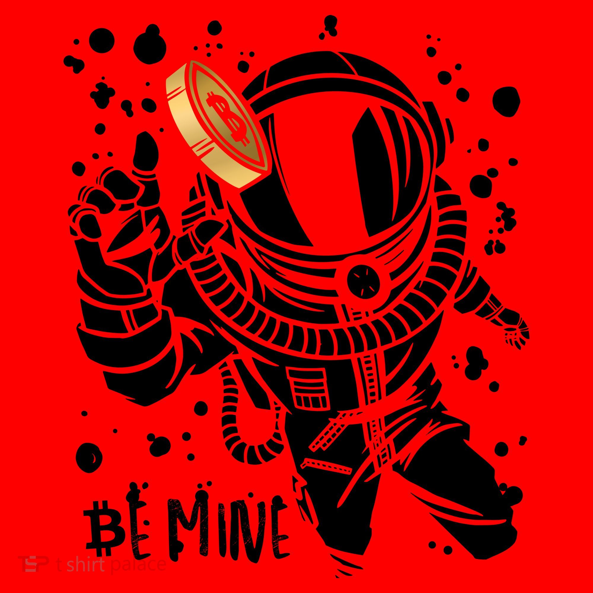Bitcoin Astronaut Be Mine Santa Hat