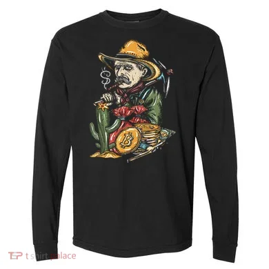 Bitcoin Bob Comfort Colors Heavyweight Long Sleeve T-Shirt
