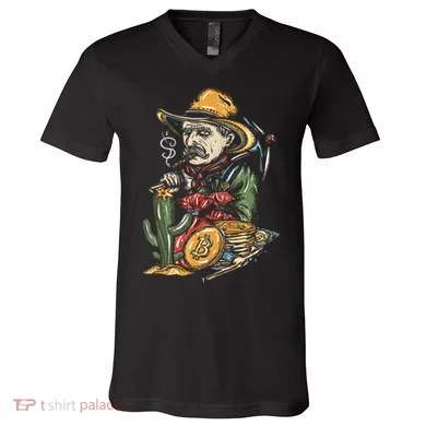 Bitcoin Bob V-Neck T-Shirt