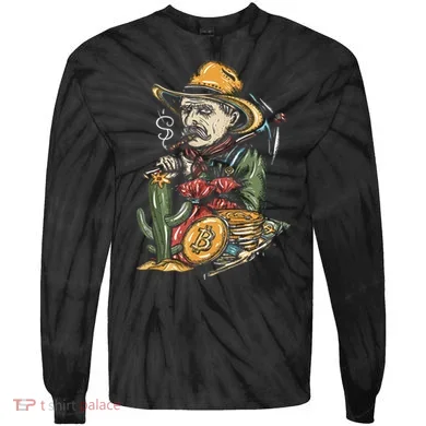 Bitcoin Bob Tie-Dye Long Sleeve Shirt