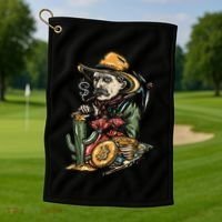Bitcoin Bob Golf Towel thumb 1