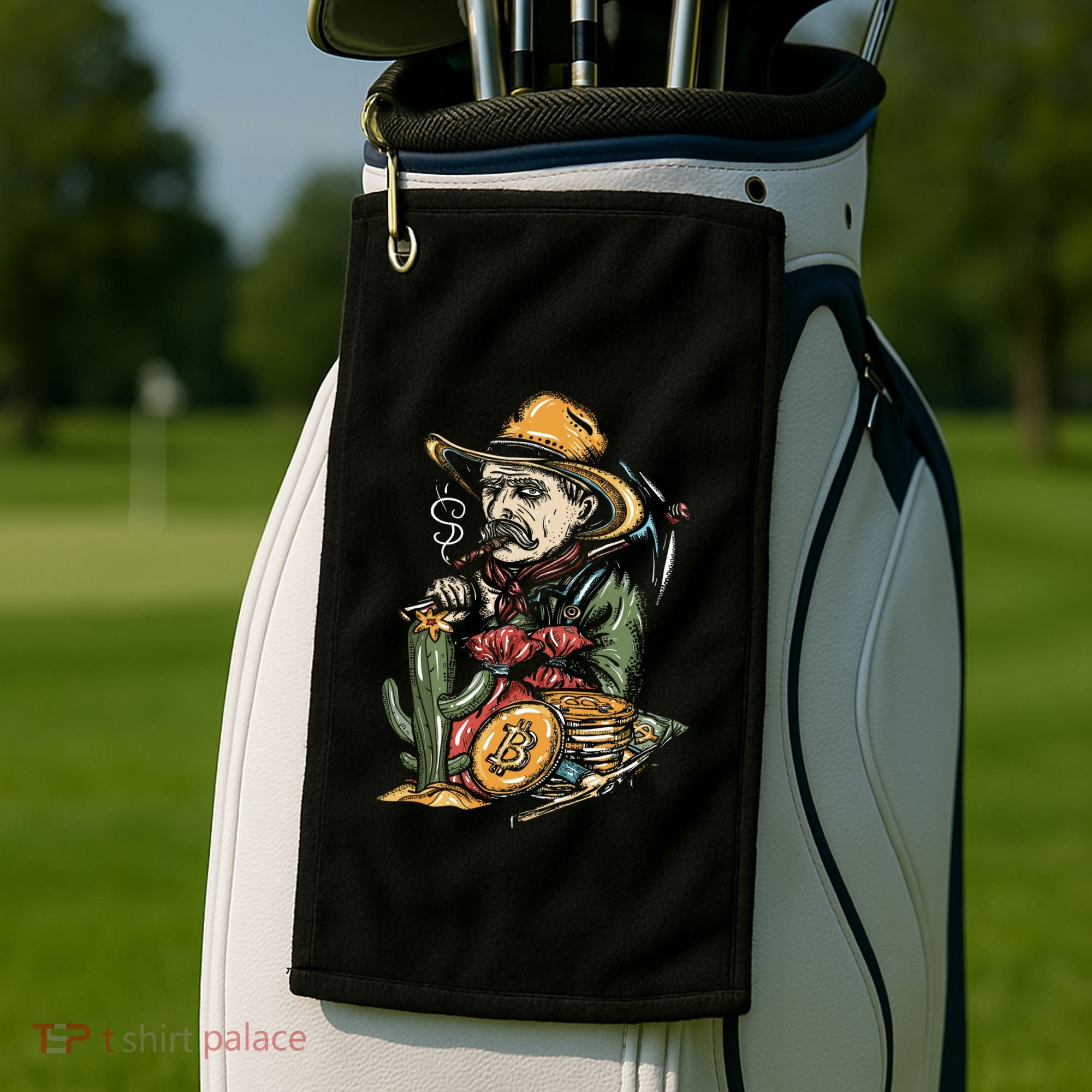 Bitcoin Bob Golf Towel