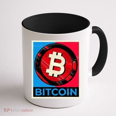 Bitcoin BTC Logo Crypto Currency Moon Hodl Coffee Mug back