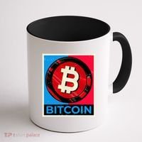 Bitcoin BTC Logo Crypto Currency Moon Hodl Coffee Mug thumb 1