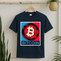 Bitcoin BTC Logo Crypto Currency Moon Hodl T-Shirt thumb 2