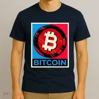 Bitcoin BTC Logo Crypto Currency Moon Hodl T-Shirt thumb 3