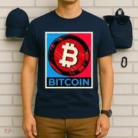 Bitcoin BTC Logo Crypto Currency Moon Hodl T-Shirt thumb 6