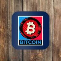 Bitcoin BTC Logo Crypto Currency Moon Hodl Coaster thumb 0