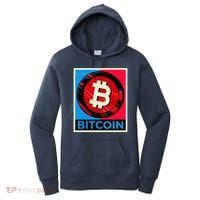 Bitcoin BTC Logo Crypto Currency Moon Hodl Women's Hoodie thumb 0