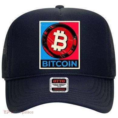 Bitcoin BTC Logo Crypto Currency Moon Hodl Hat