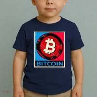 Bitcoin BTC Logo Crypto Currency Moon Hodl Toddler T-Shirt thumb 2