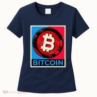 Bitcoin BTC Logo Crypto Currency Moon Hodl Women's T-Shirt thumb 0