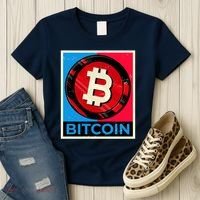Bitcoin BTC Logo Crypto Currency Moon Hodl Women's T-Shirt thumb 3